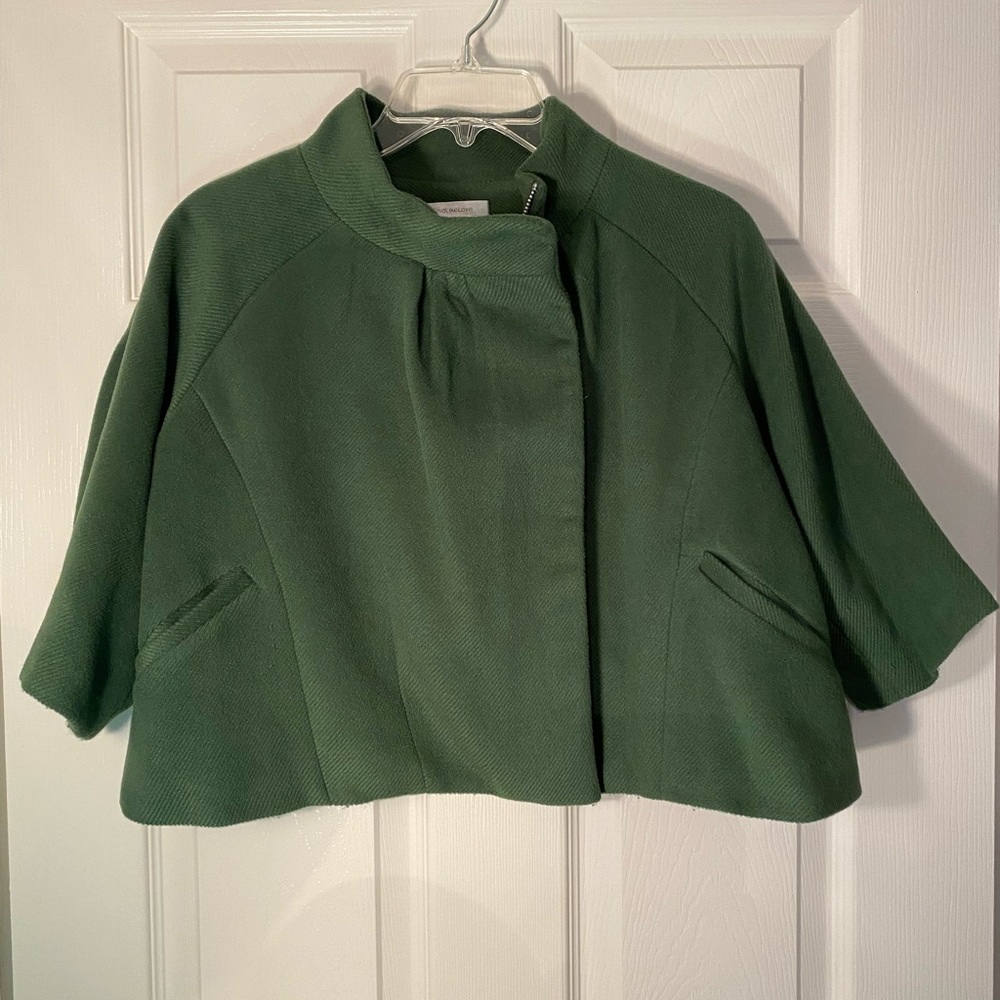 Boutique 1960’s styled cropped jacket in moss green. Size S. Great condition.